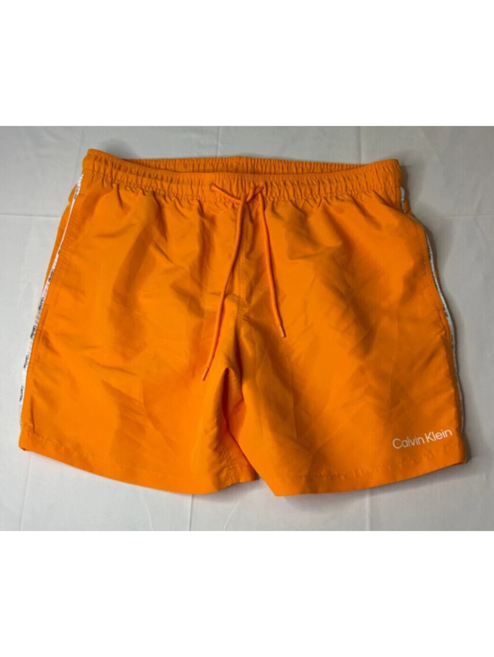 Calvin Klein Men's Size XL Bright Orange Swim Trunks
